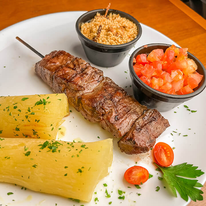 Picanha no Espeto com Maionese Aioli